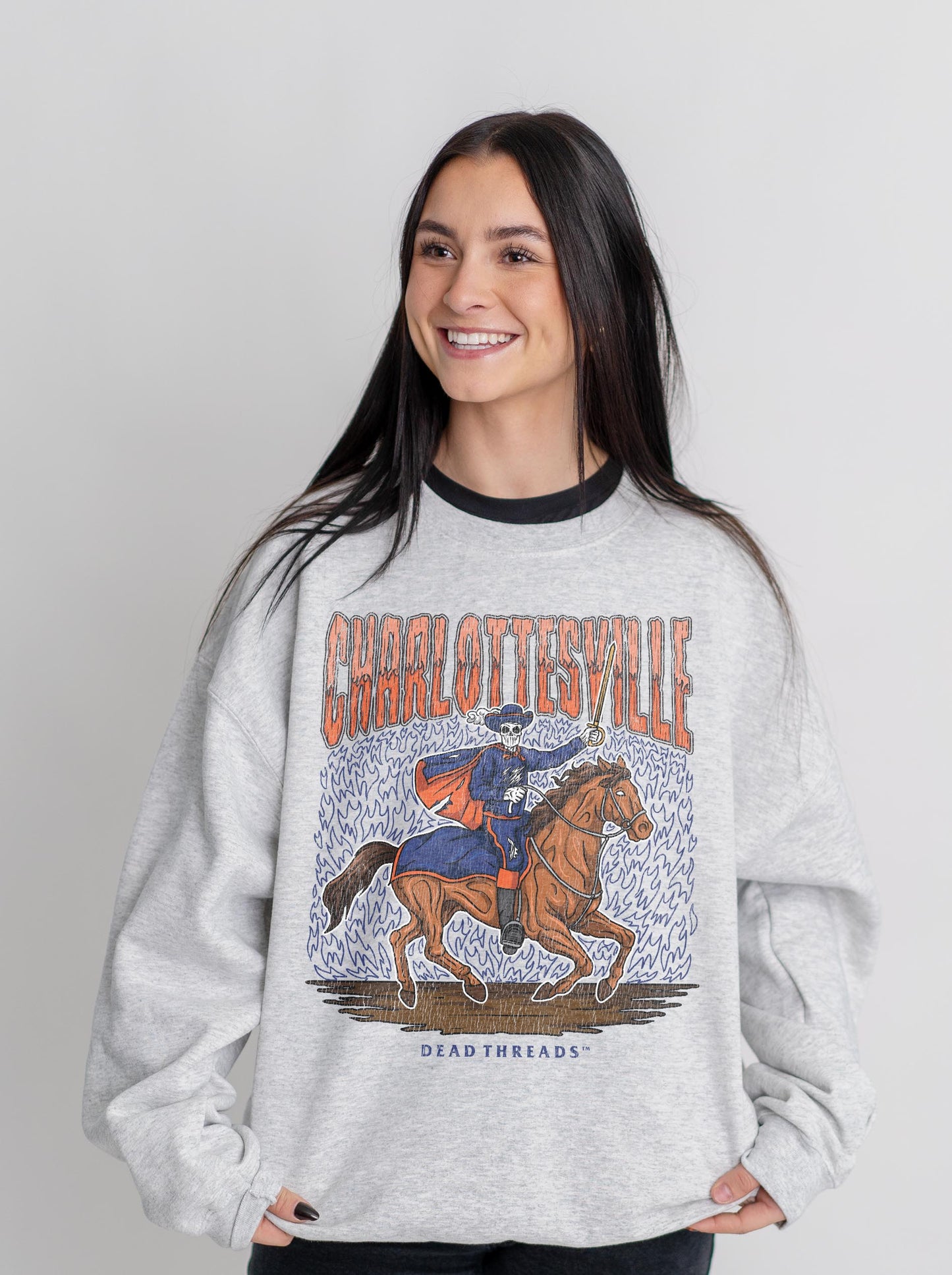 CHARLOTTESVILLE CREWNECK SWEATSHIRT
