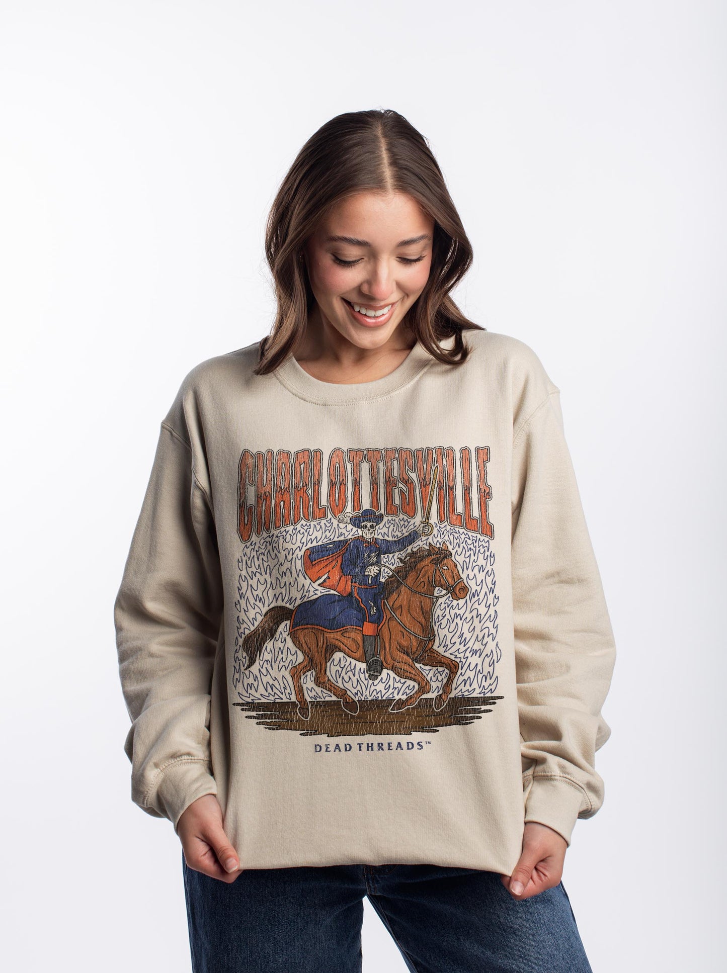 CHARLOTTESVILLE CREWNECK SWEATSHIRT