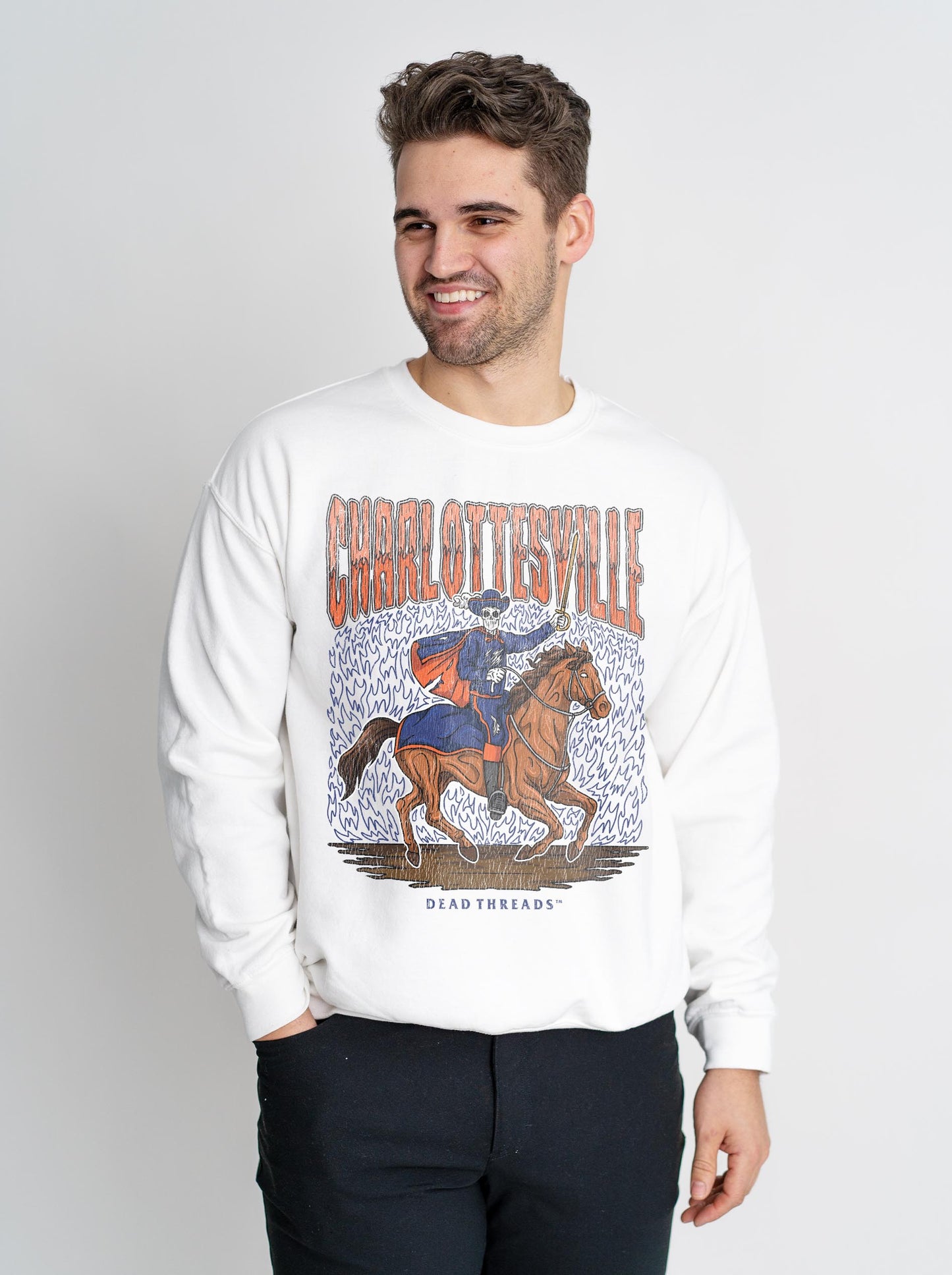 CHARLOTTESVILLE CREWNECK SWEATSHIRT