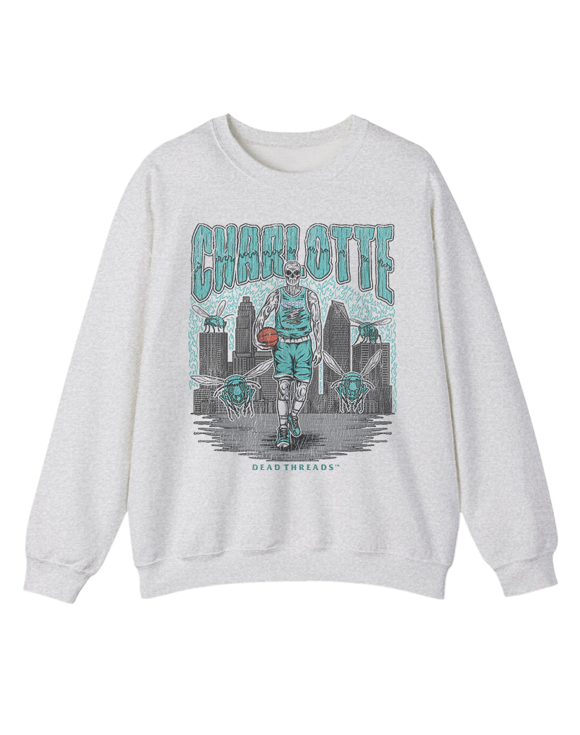 CHARLOTTE BASKETBALL CREWNECK SWEATSHIRT
