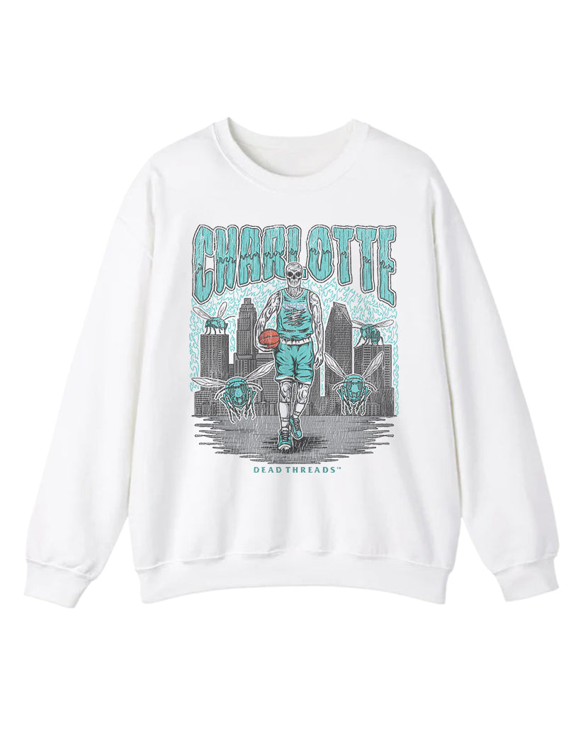 CHARLOTTE BASKETBALL CREWNECK SWEATSHIRT