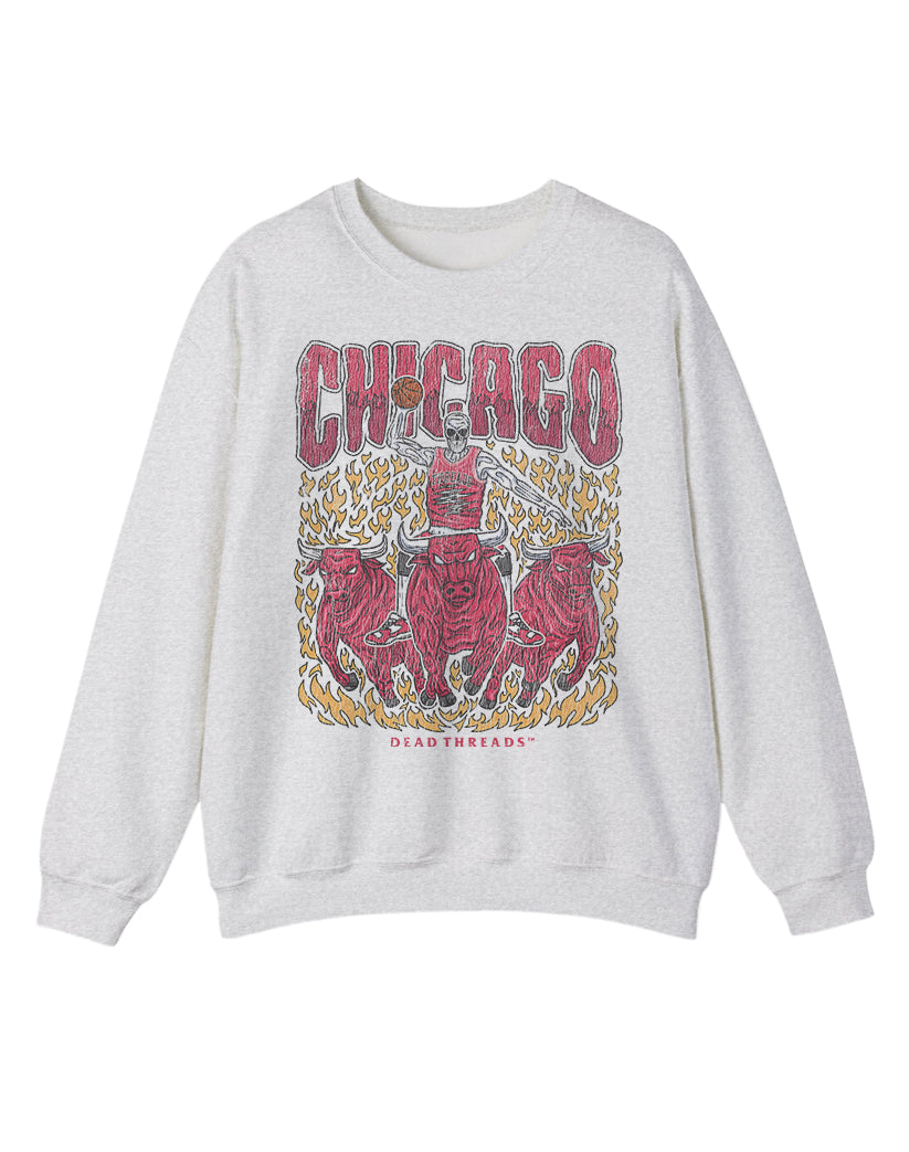 CHICAGO BASKETBALL CREWNECK SWEATSHIRT