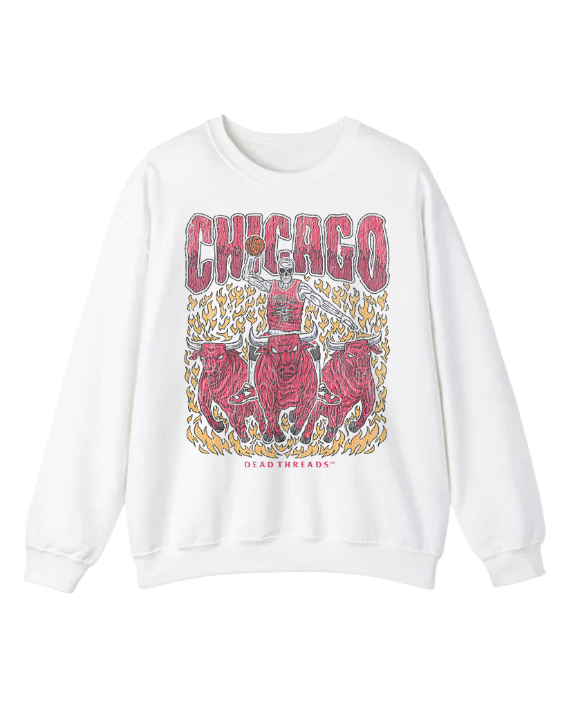 CHICAGO BASKETBALL CREWNECK SWEATSHIRT