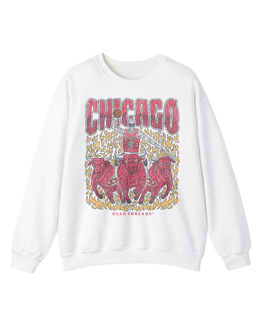 CHICAGO BASKETBALL CREWNECK SWEATSHIRT