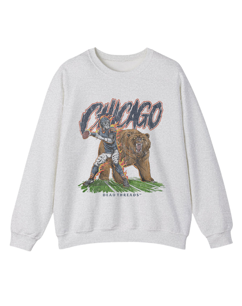 CHICAGO FOOTBALL v2 CREWNECK SWEATSHIRT