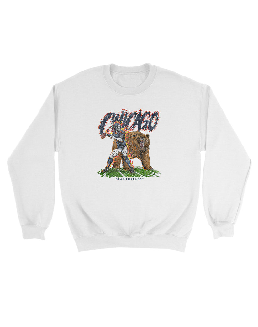 CHICAGO FOOTBALL v2 KIDS CREWNECK SWEATSHIRT