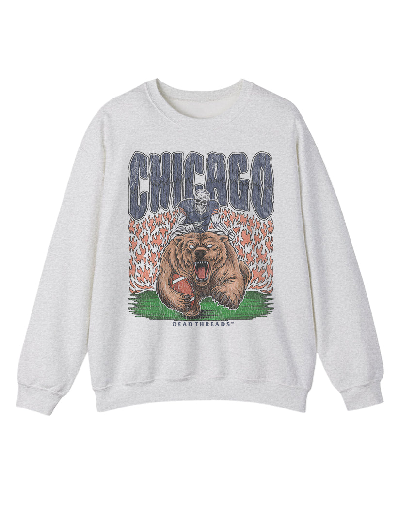 CHICAGO FOOTBALL v1 CREWNECK SWEATSHIRT