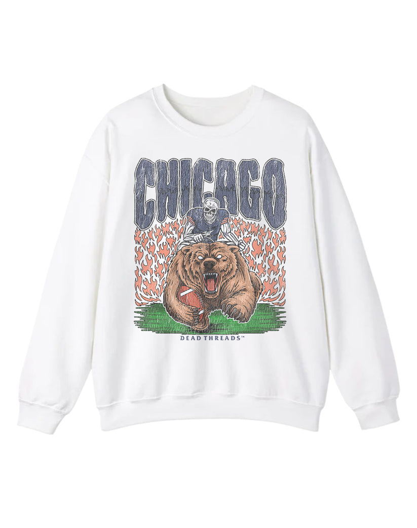 CHICAGO FOOTBALL v1 CREWNECK SWEATSHIRT