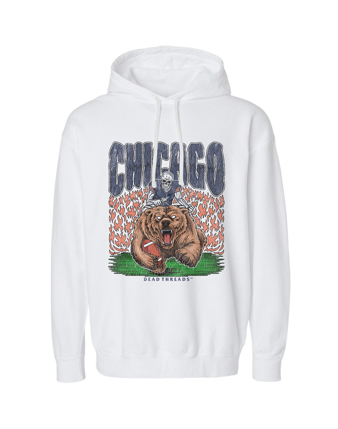 CHICAGO FOOTBALL v1 - LIGHTWEIGHT HOODIE