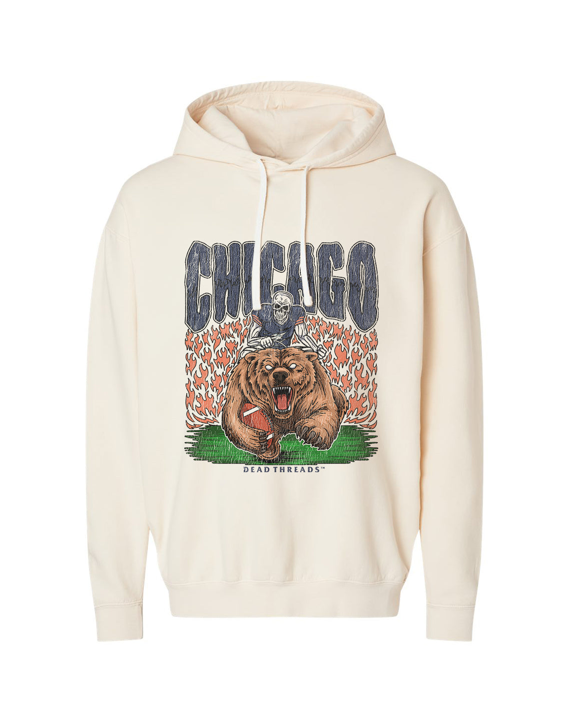 CHICAGO FOOTBALL v1 - LIGHTWEIGHT HOODIE