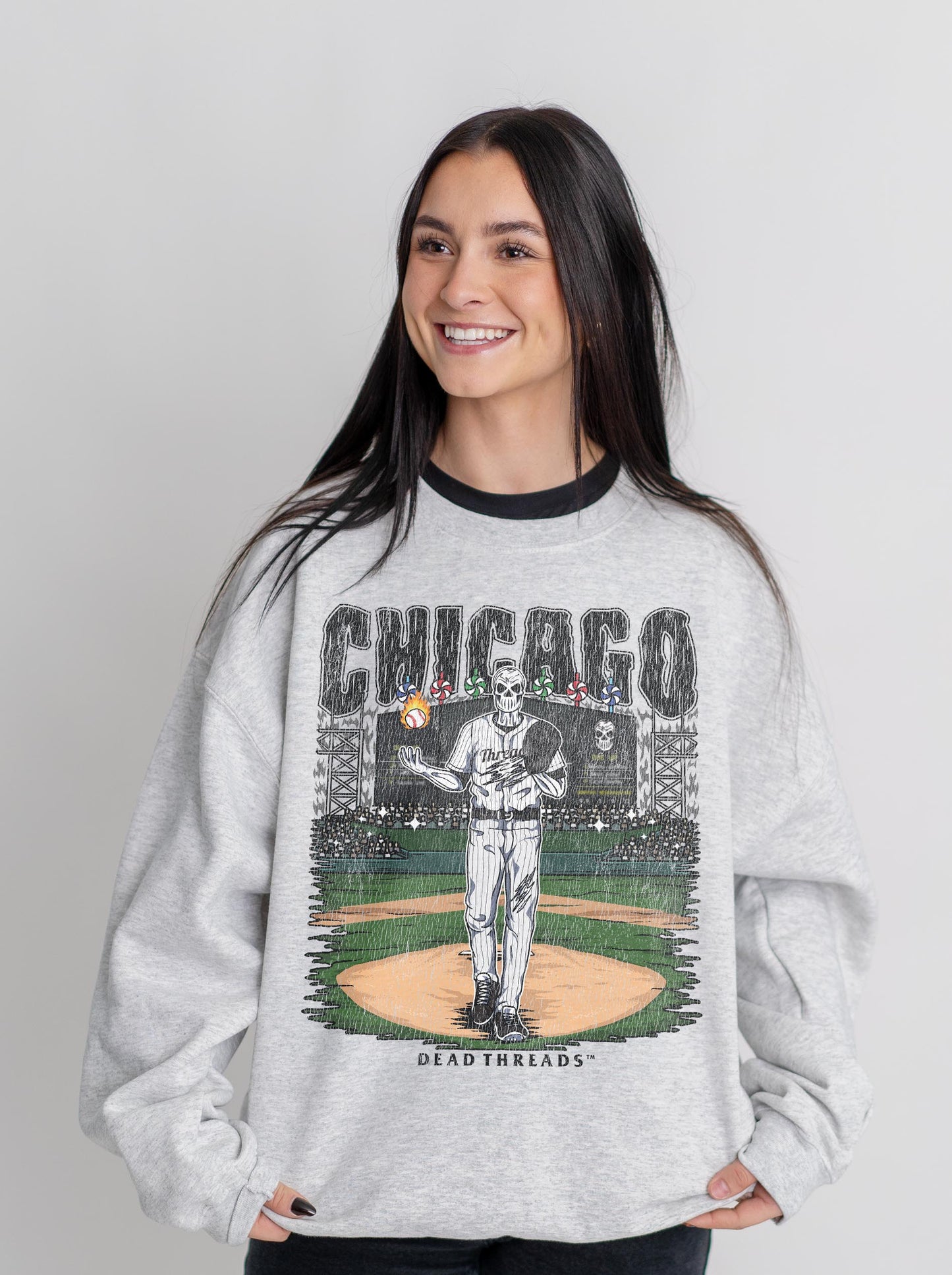 CHICAGO "SOUTH SIDE" BASEBALL CREWNECK SWEATSHIRT