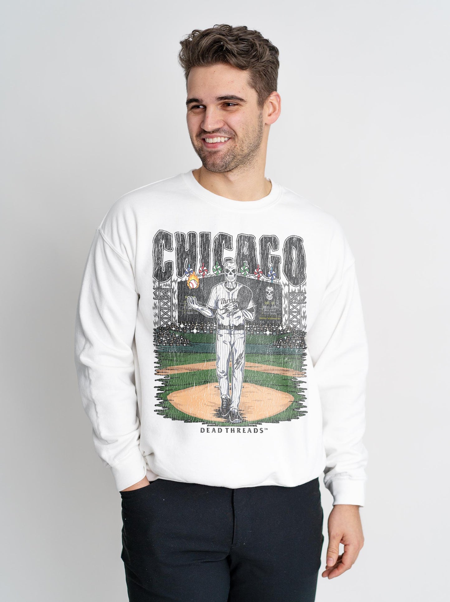 CHICAGO "SOUTH SIDE" BASEBALL CREWNECK SWEATSHIRT