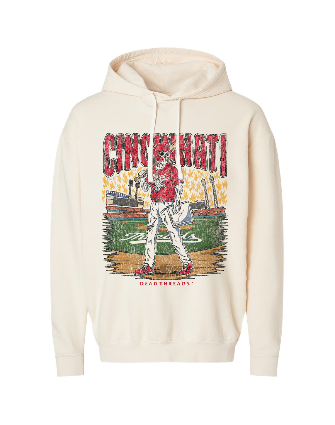 CINCINNATI BASEBALL - LIGHTWEIGHT HOODIE