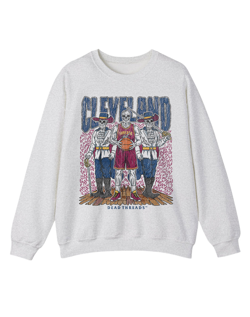 CLEVELAND BASKETBALL CREWNECK SWEATSHIRT