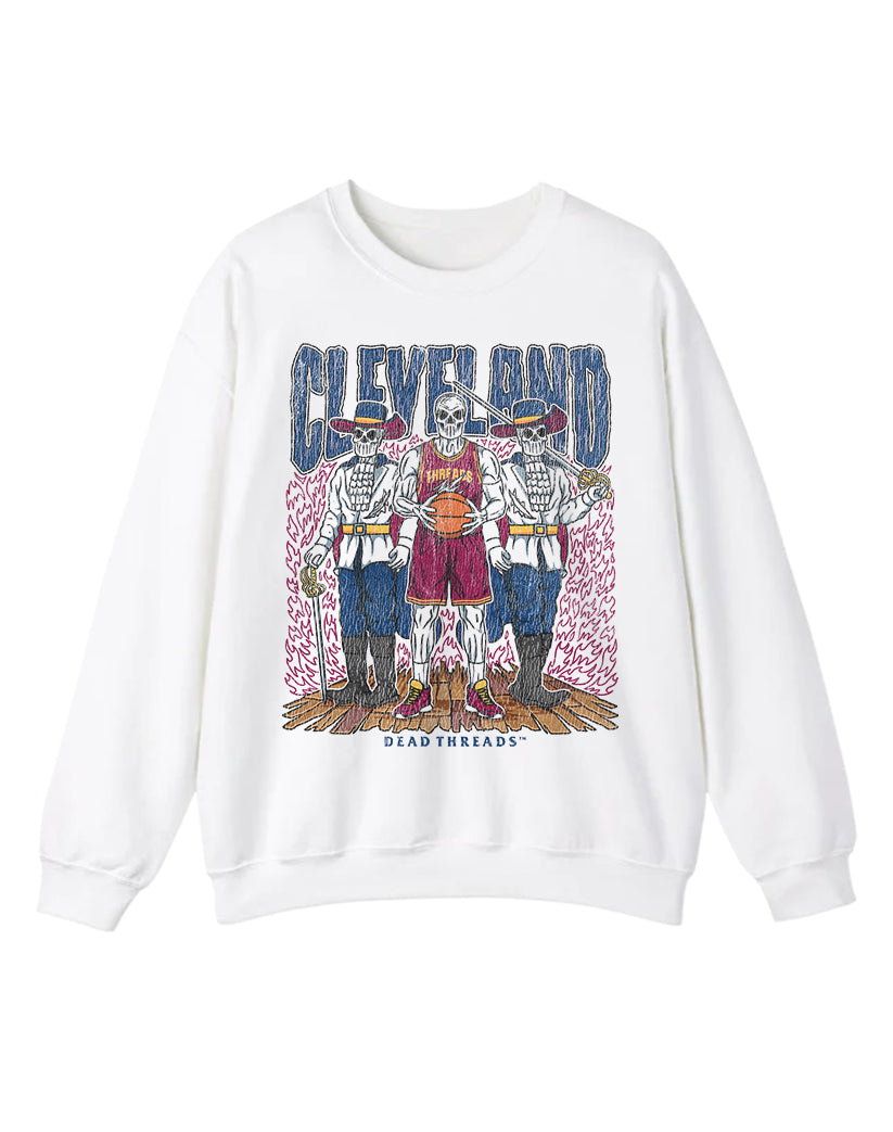 CLEVELAND BASKETBALL CREWNECK SWEATSHIRT