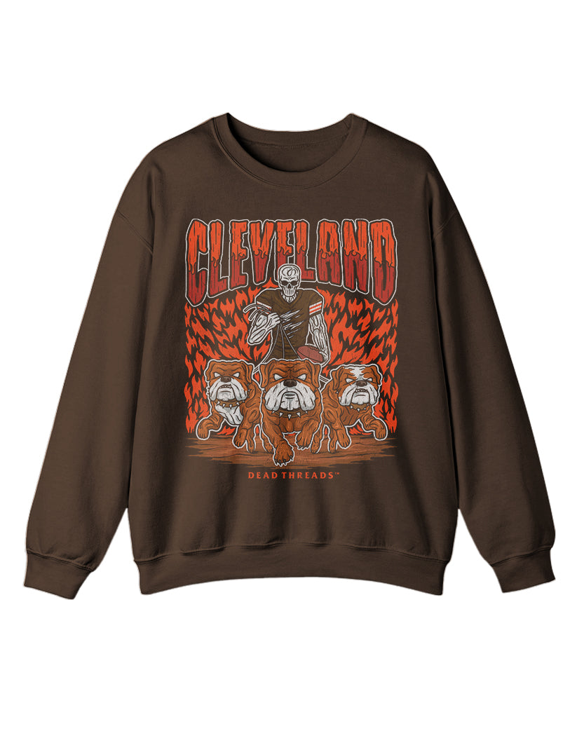 CLEVELAND FOOTBALL CREWNECK SWEATSHIRT