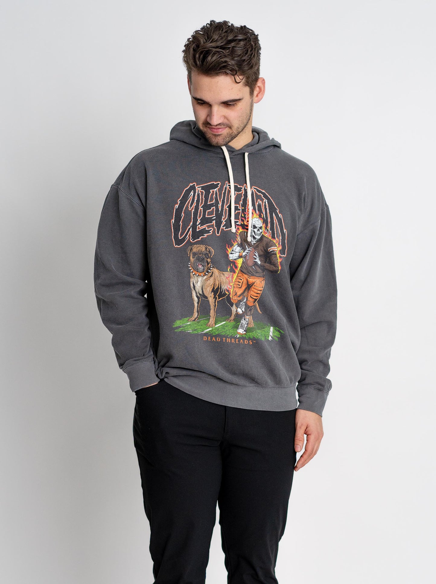 CLEVELAND FOOTBALL v2 - LIGHTWEIGHT HOODIE