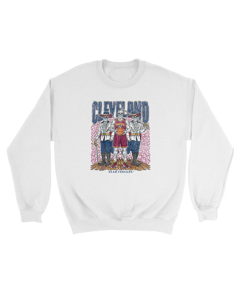 CLEVELAND BASKETBALL KIDS CREWNECK SWEATSHIRT