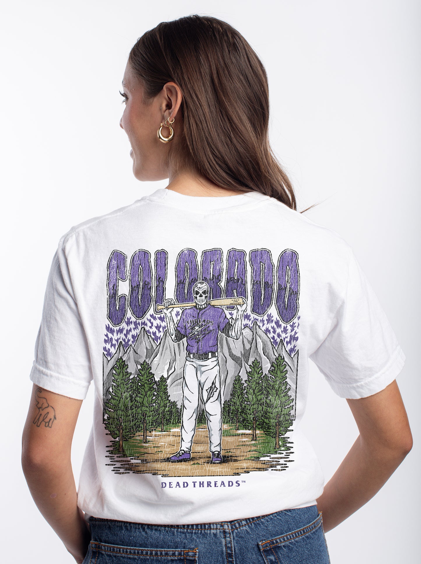 COLORADO BASEBALL - "3 SKULL" PREMIUM SHIRT