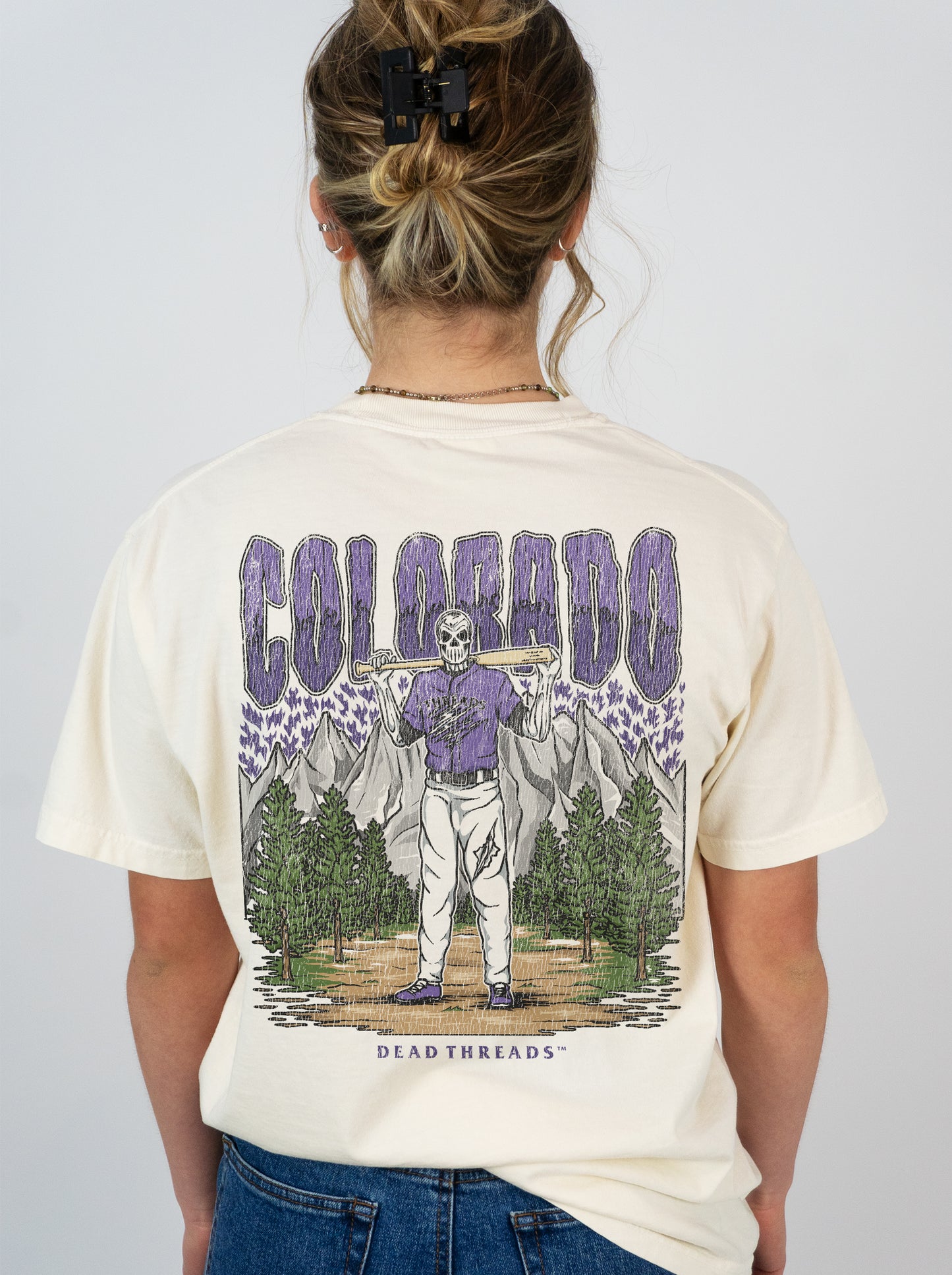 COLORADO BASEBALL - "3 SKULL" PREMIUM SHIRT