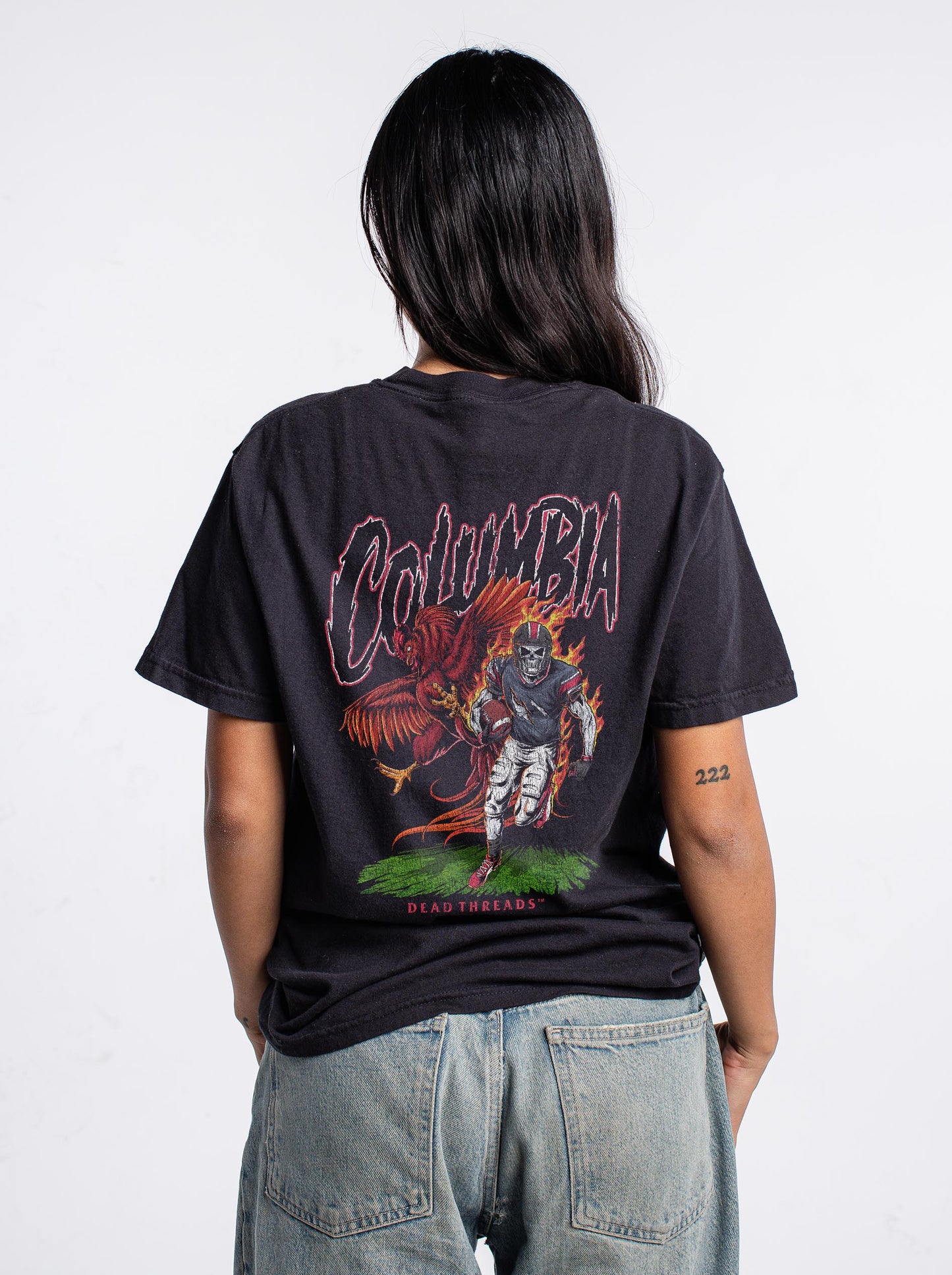 COLUMBIA FOOTBALL - “3 SKULL” PREMIUM T-SHIRT