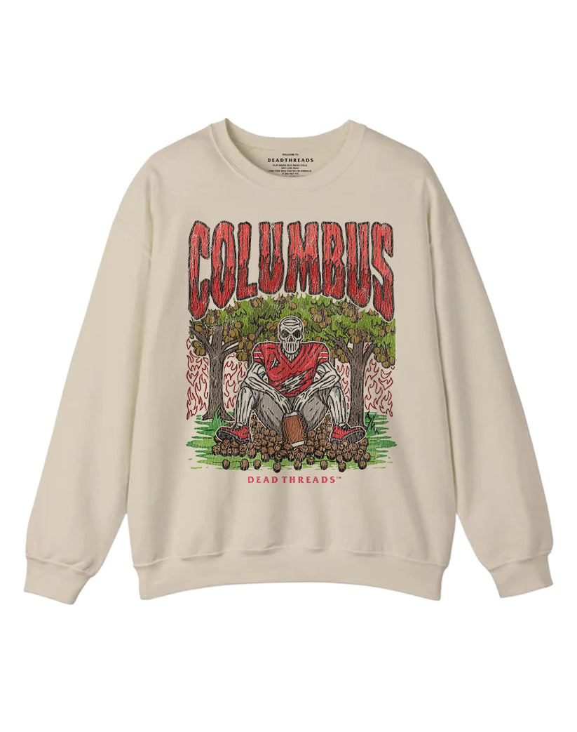COLUMBUS FOOTBALL CREWNECK SWEATSHIRT