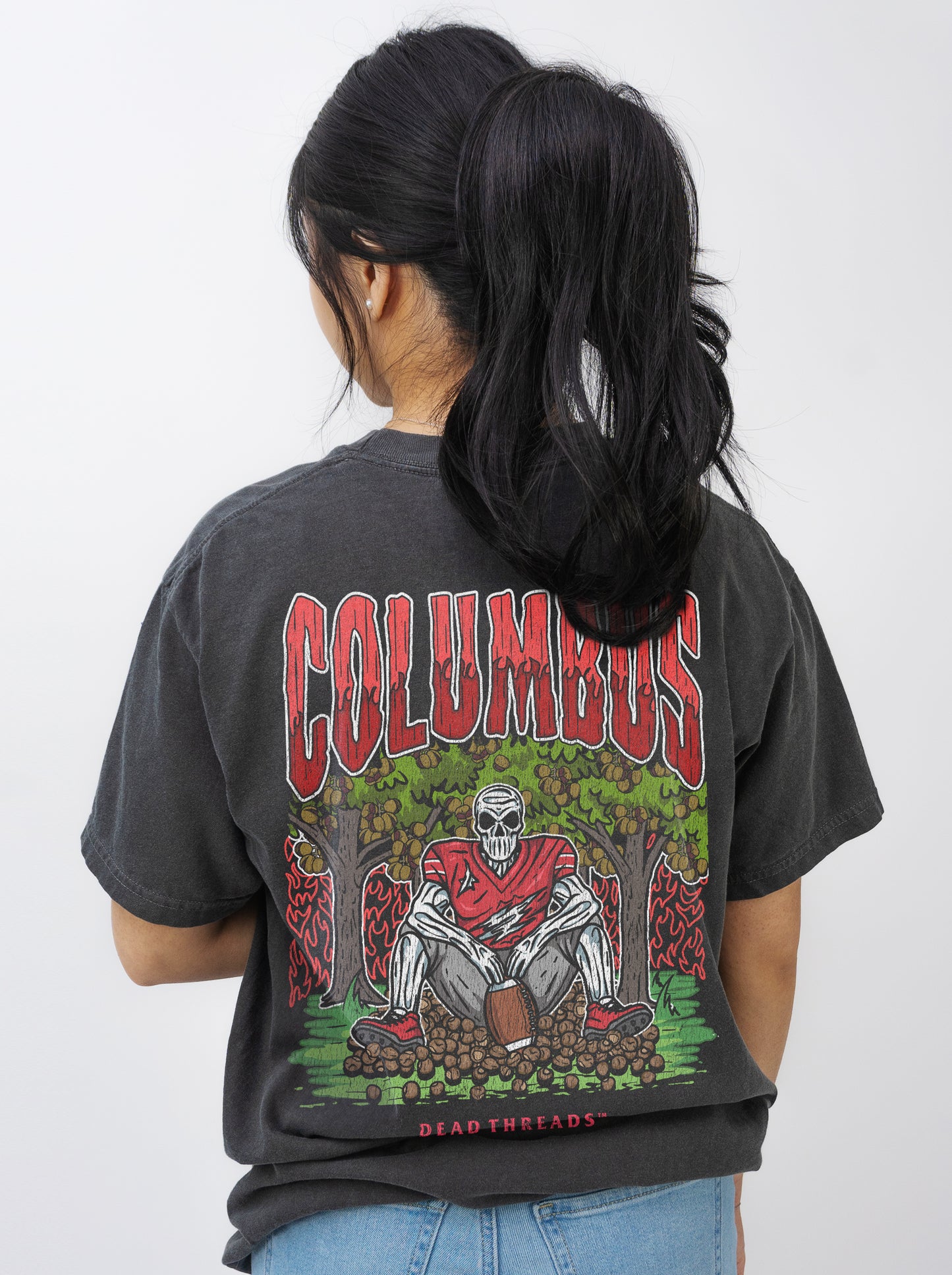 COLUMBUS FOOTBALL - “3 SKULL” PREMIUM T-SHIRT