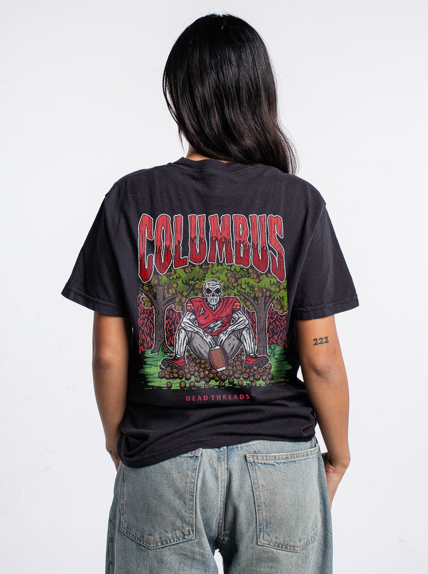 COLUMBUS FOOTBALL - “3 SKULL” PREMIUM T-SHIRT