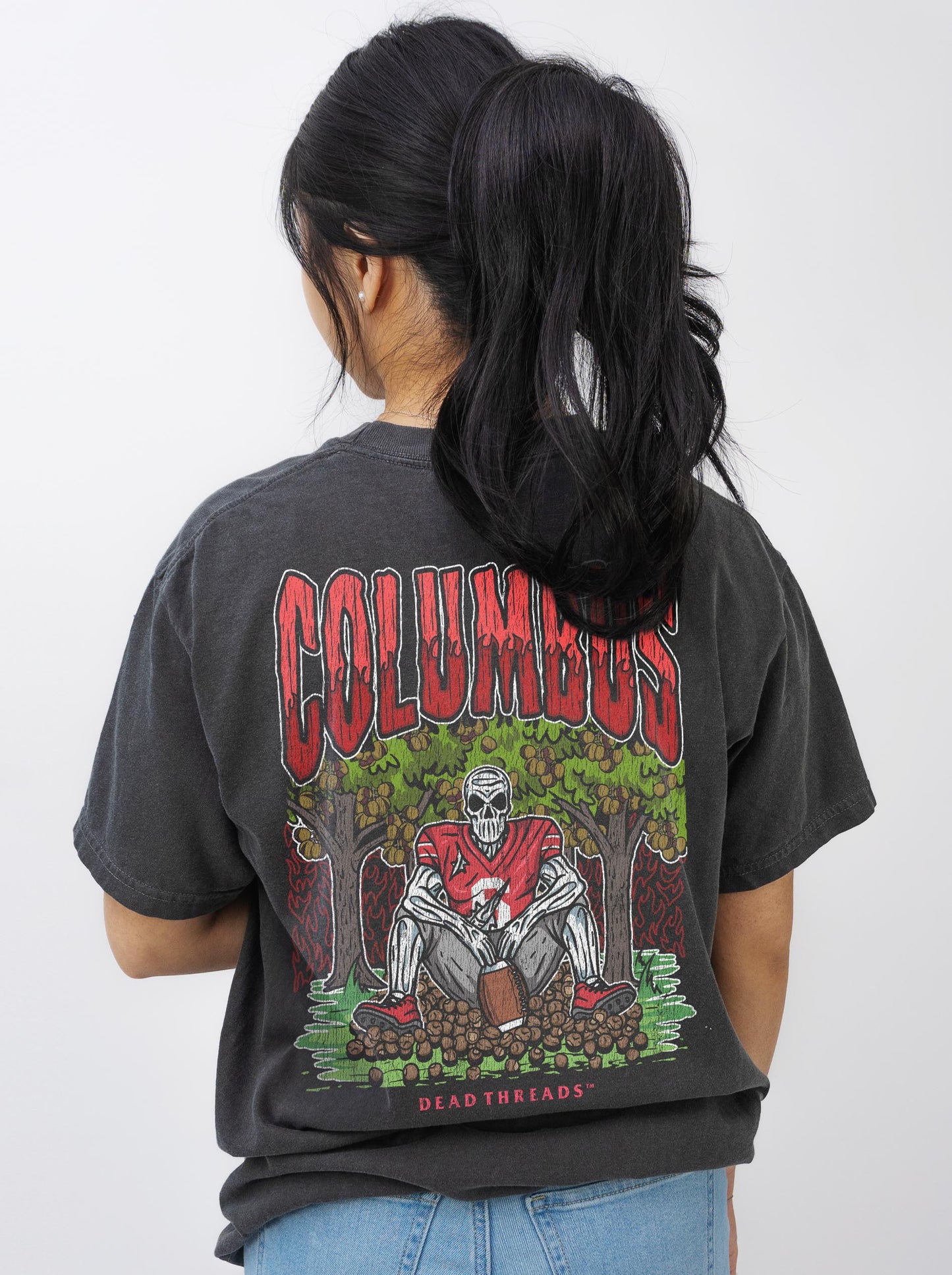 COLUMBUS FOOTBALL - “3 SKULL” PREMIUM T-SHIRT