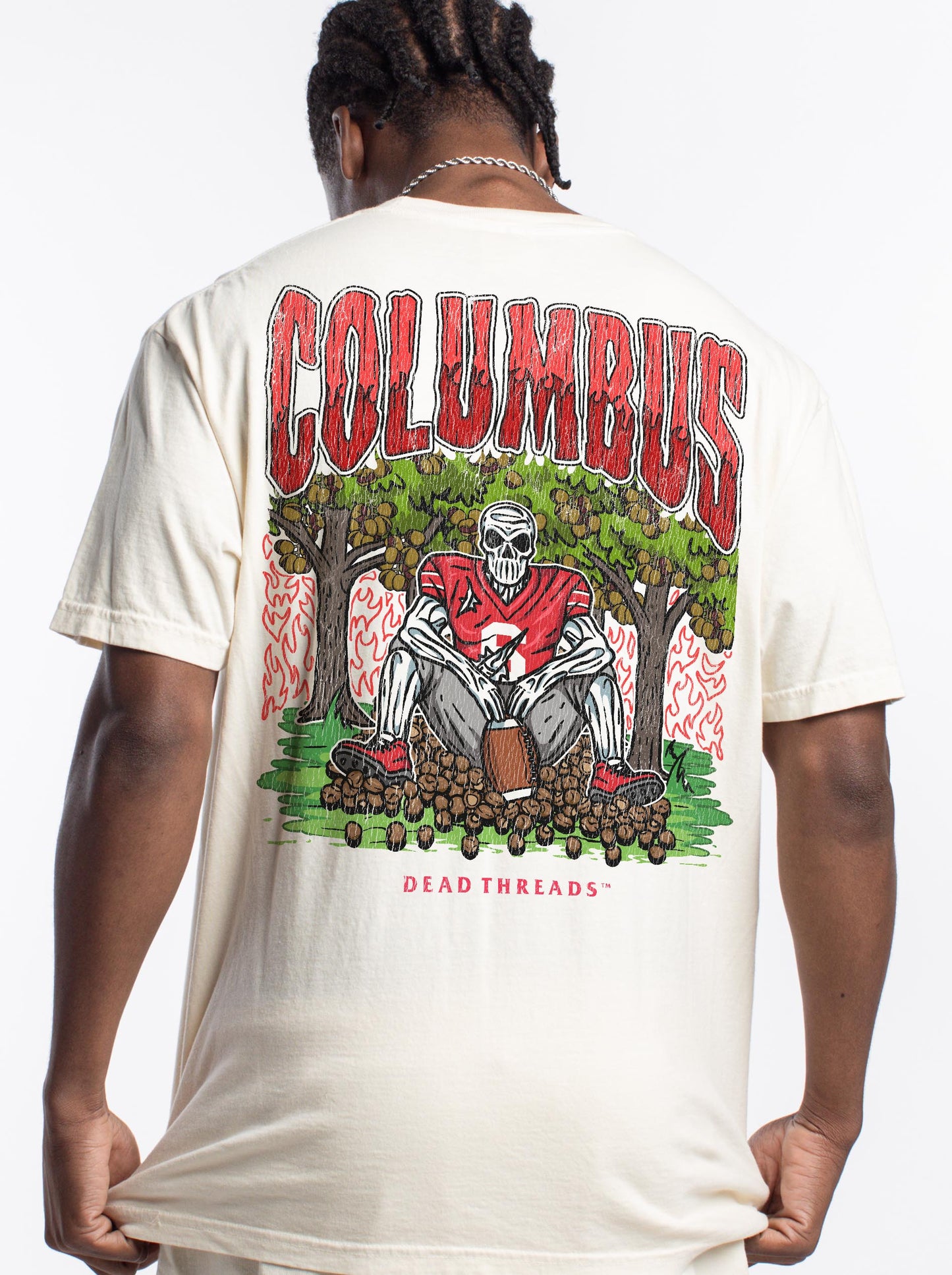COLUMBUS FOOTBALL - “3 SKULL” PREMIUM T-SHIRT