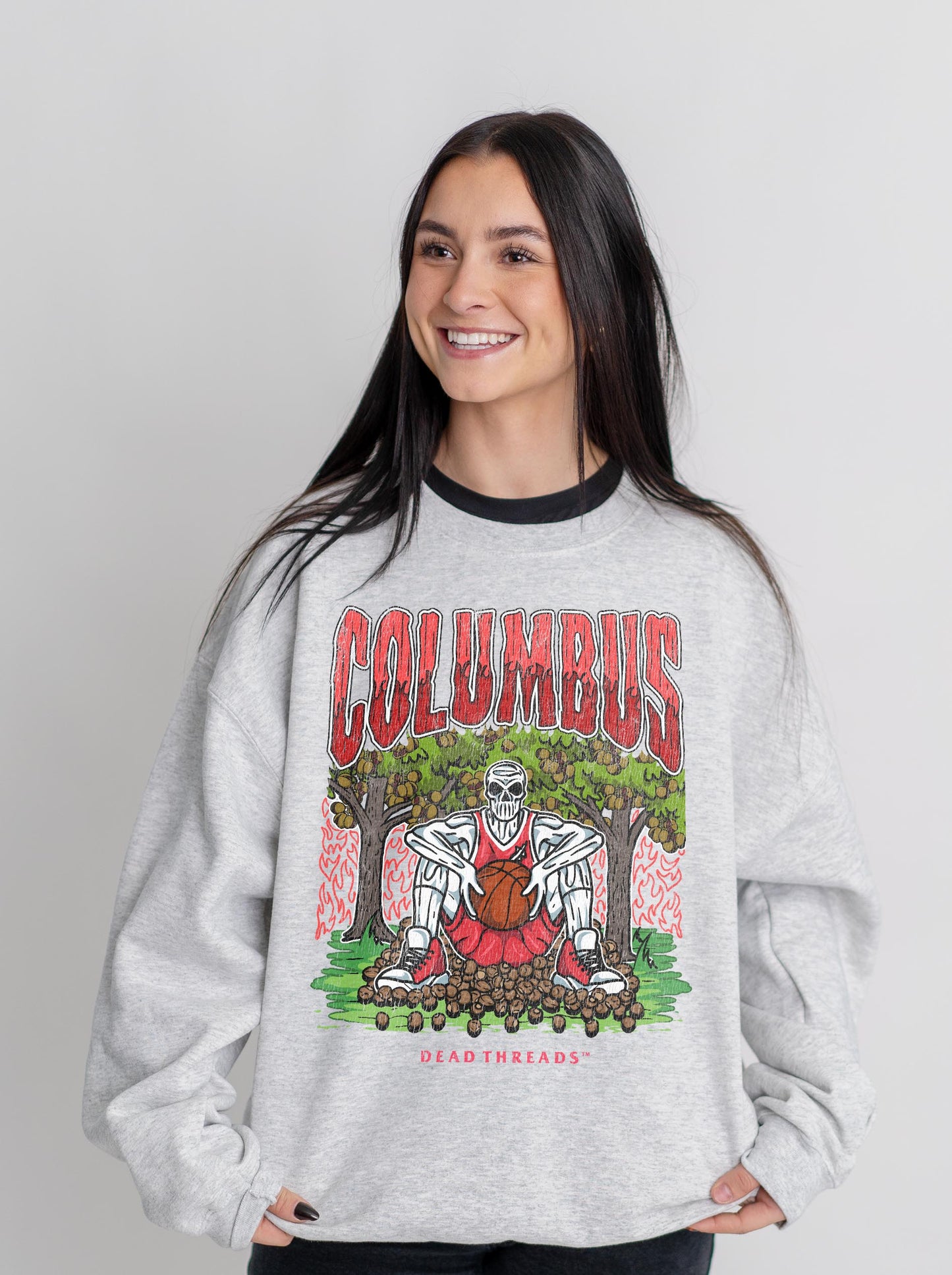 COLUMBUS BASKETBALL CREWNECK SWEATSHIRT