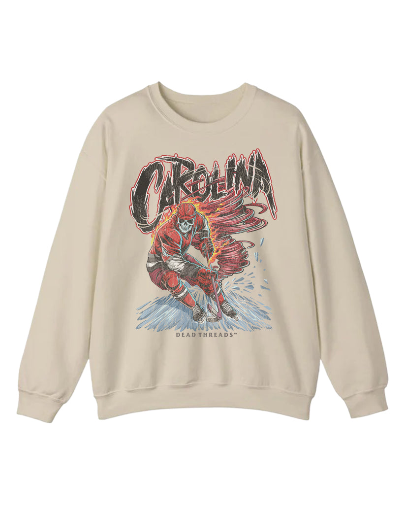 CAROLINA HOCKEY CREWNECK SWEATSHIRT
