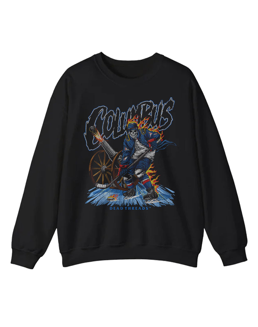 COLUMBUS HOCKEY CREWNECK SWEATSHIRT