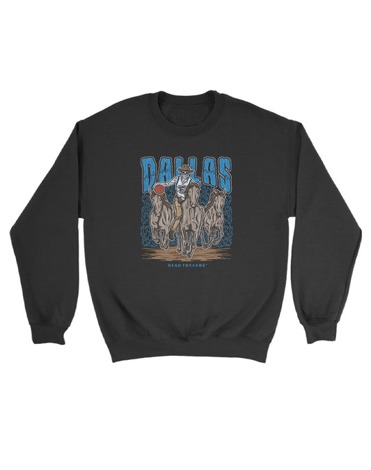 DALLAS BASKETBALL KIDS CREWNECK SWEATSHIRT