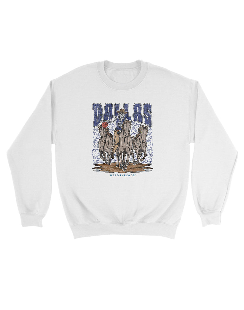 DALLAS BASKETBALL KIDS CREWNECK SWEATSHIRT