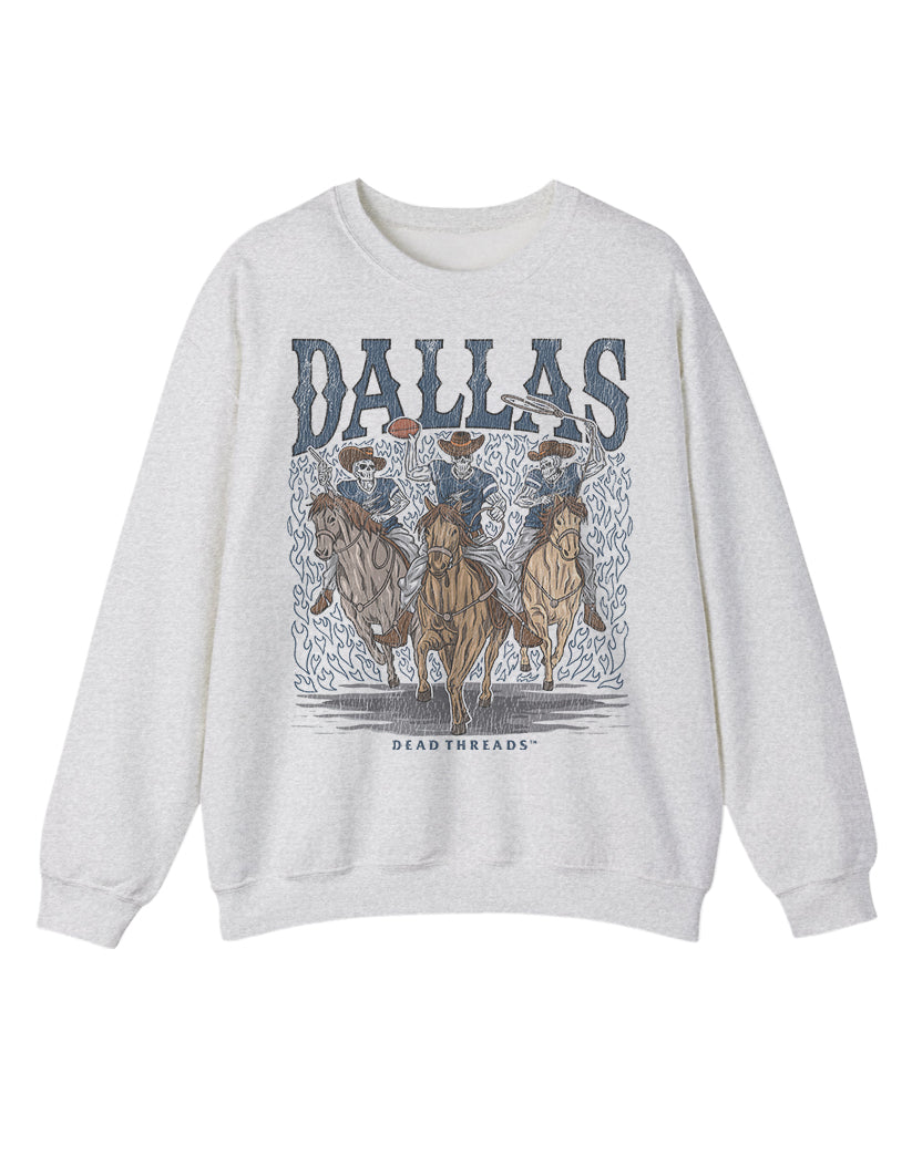 DALLAS FOOTBALL CREWNECK SWEATSHIRT