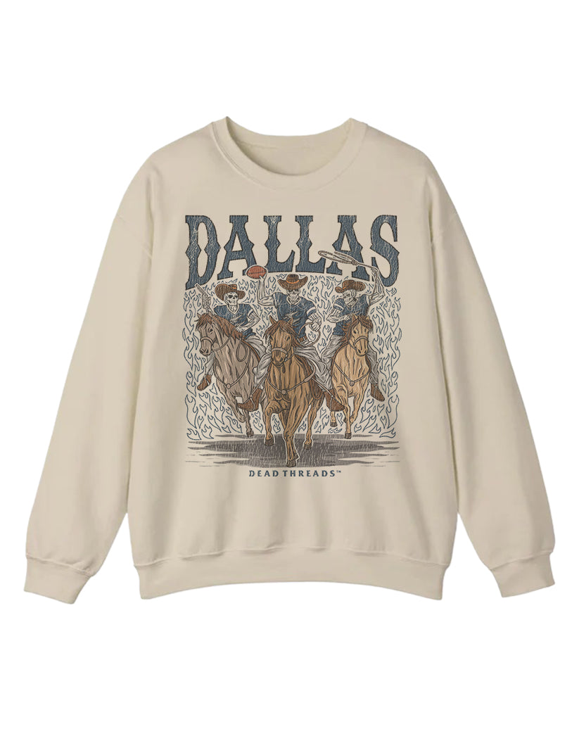 DALLAS FOOTBALL CREWNECK SWEATSHIRT