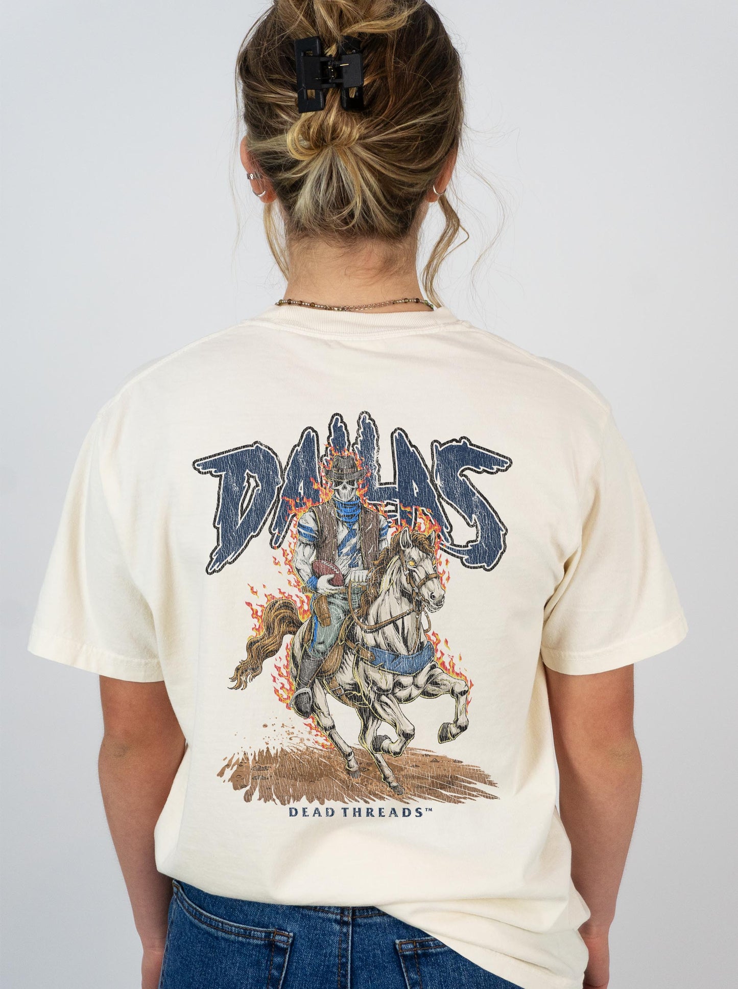 DALLAS FOOTBALL v2 - “3 SKULL” PREMIUM T-SHIRT