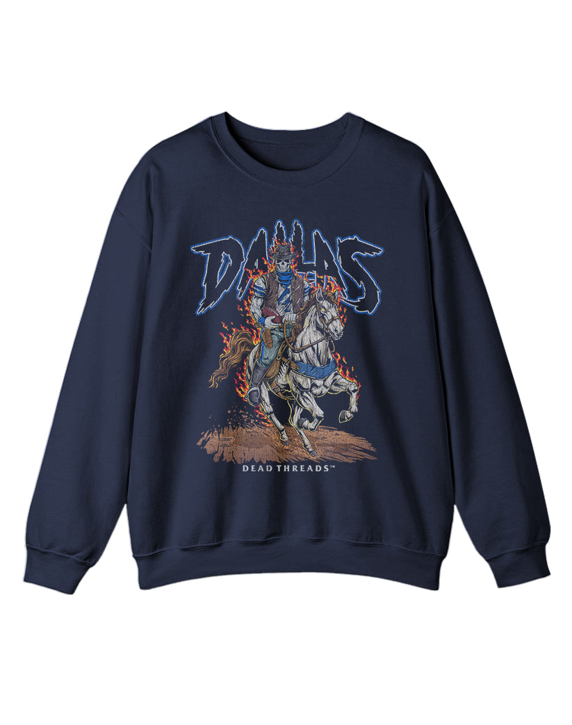 DALLAS FOOTBALL v2 CREWNECK SWEATSHIRT