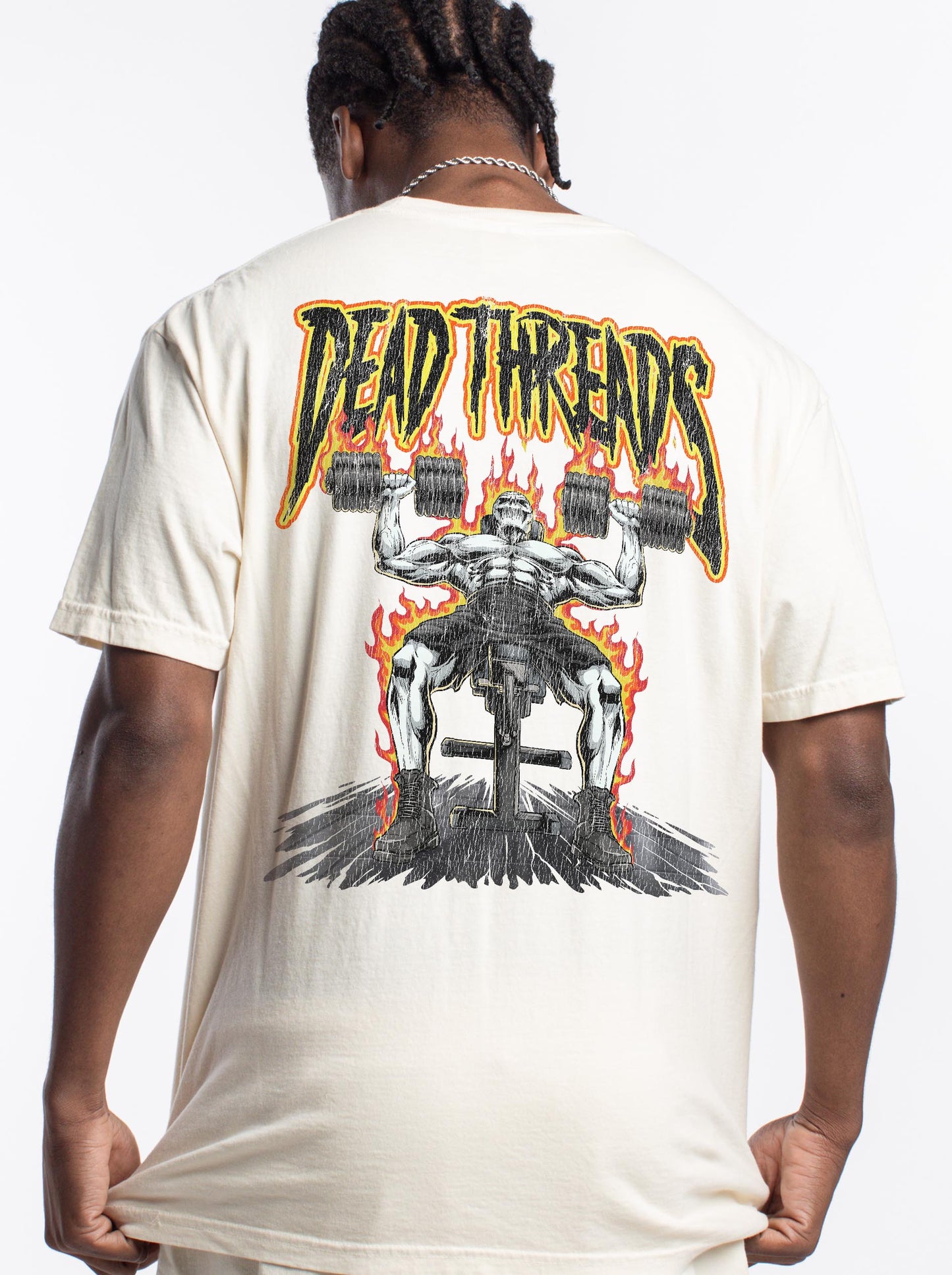 DEATH PRESS - “3 SKULL” PREMIUM T-SHIRT