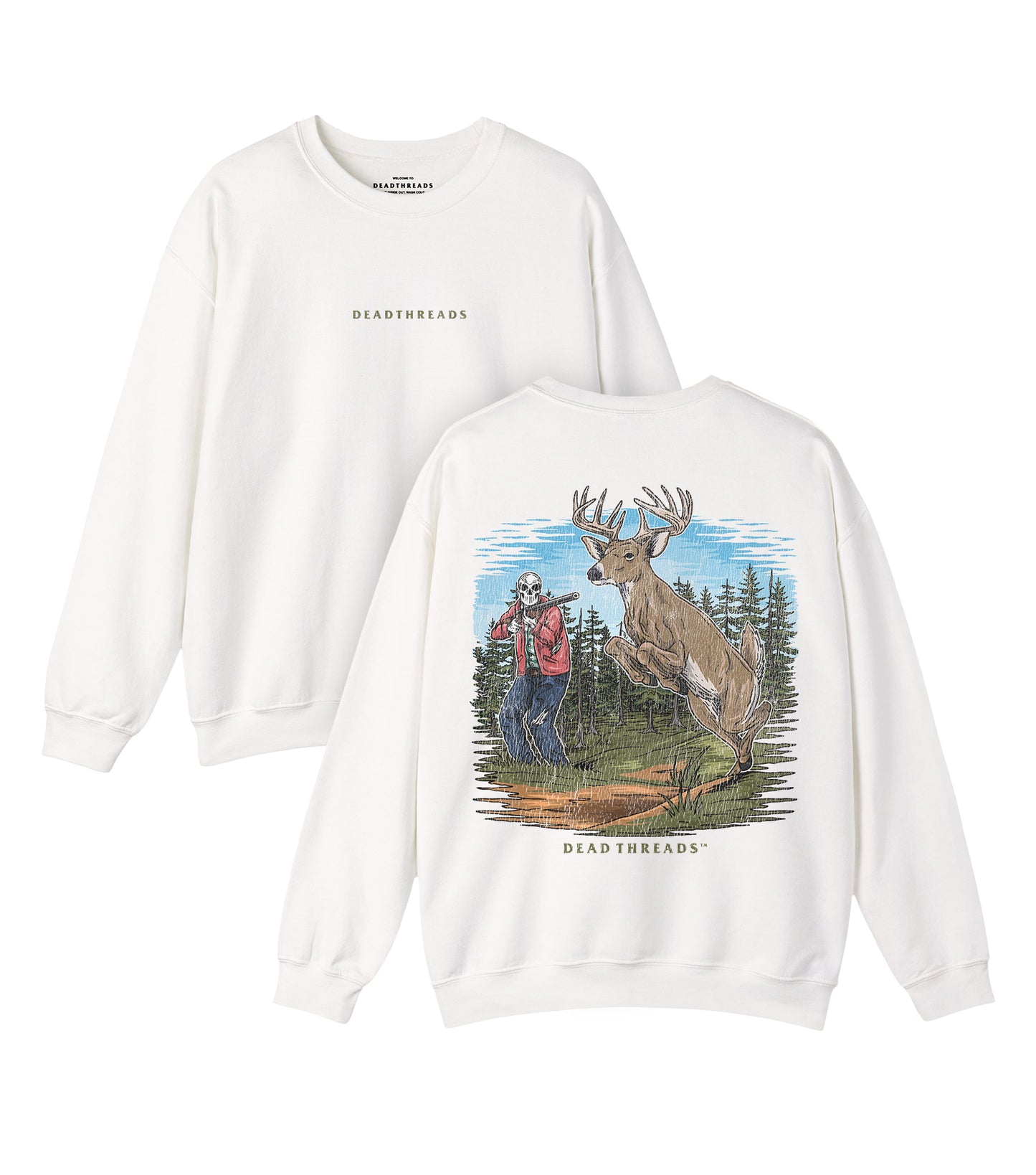BUCK STOPS HERE - “DT ESSENTIAL" CREWNECK SWEATSHIRT
