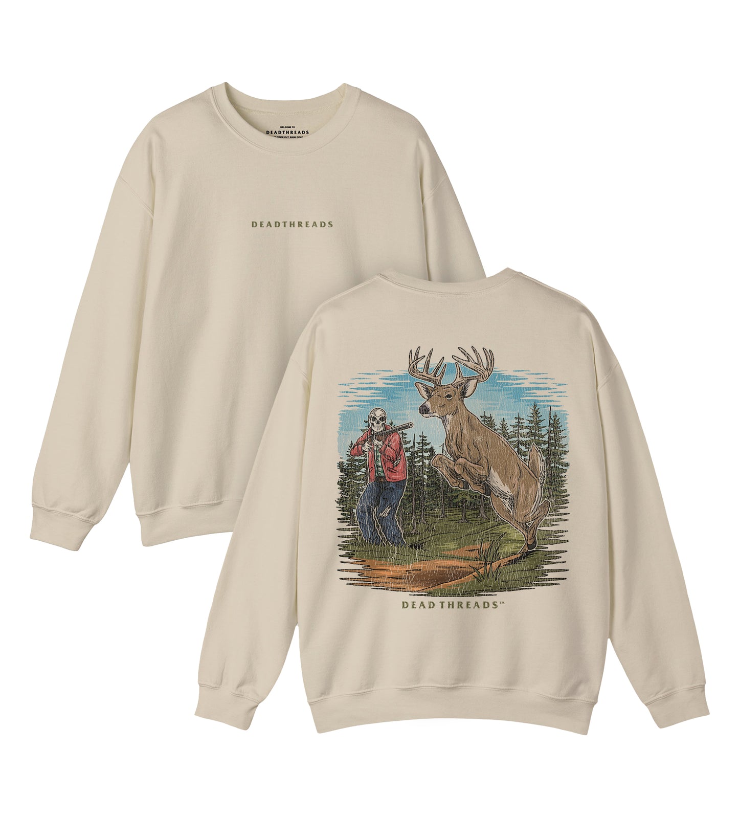 BUCK STOPS HERE - “DT ESSENTIAL" CREWNECK SWEATSHIRT