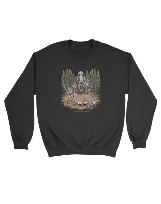 DEER HUNTING KIDS CREWNECK SWEATSHIRT