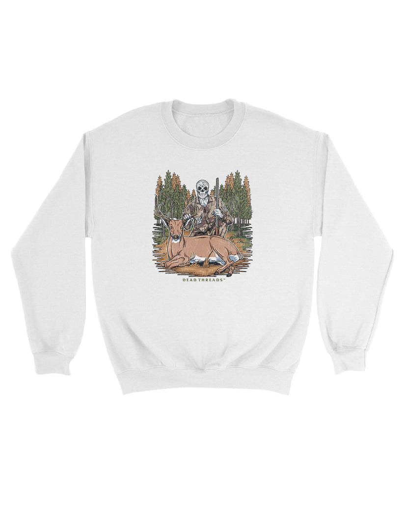 DEER HUNTING KIDS CREWNECK SWEATSHIRT