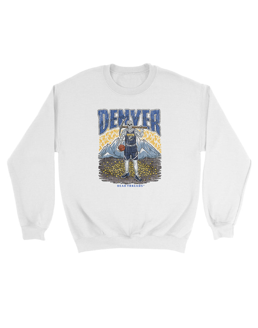 DENVER BASKETBALL KIDS CREWNECK SWEATSHIRT