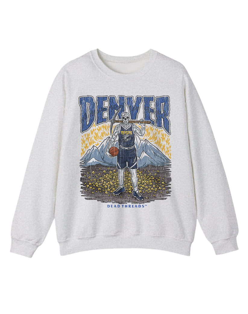 DENVER BASKETBALL CREWNECK SWEATSHIRT