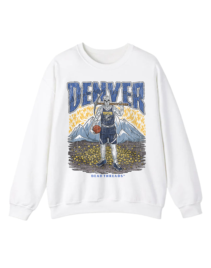 DENVER BASKETBALL CREWNECK SWEATSHIRT