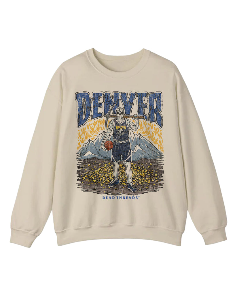 DENVER BASKETBALL CREWNECK SWEATSHIRT