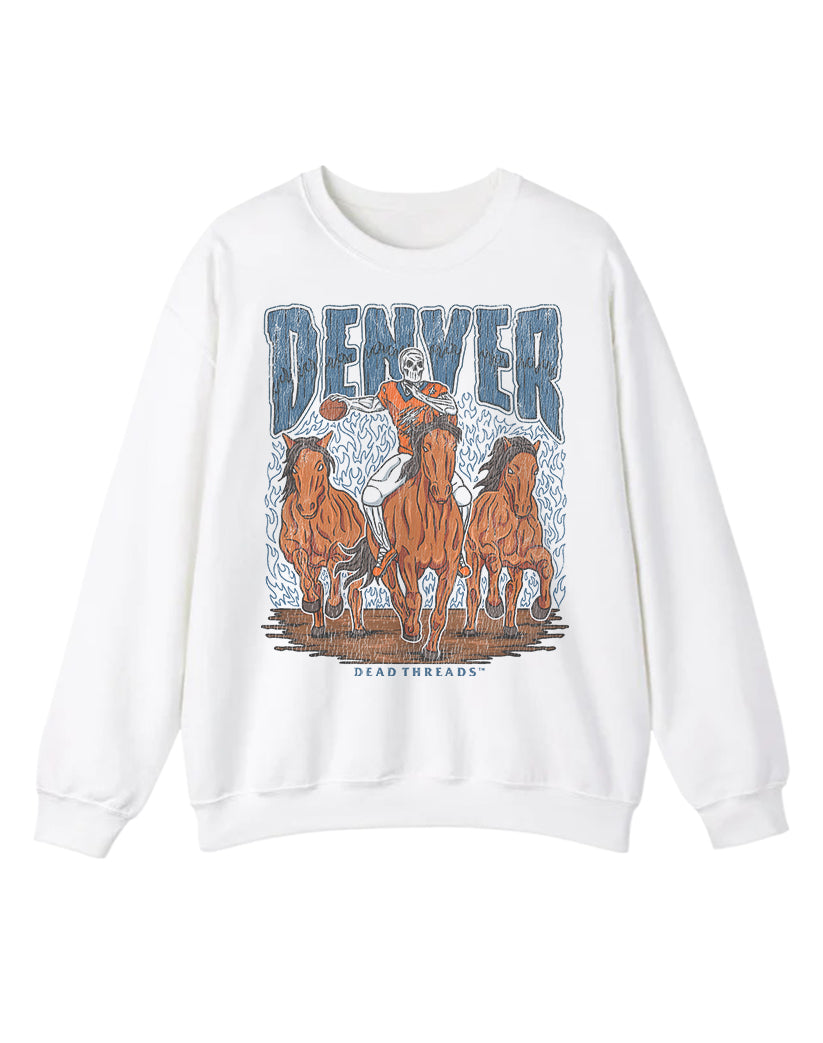 DENVER FOOTBALL CREWNECK SWEATSHIRT