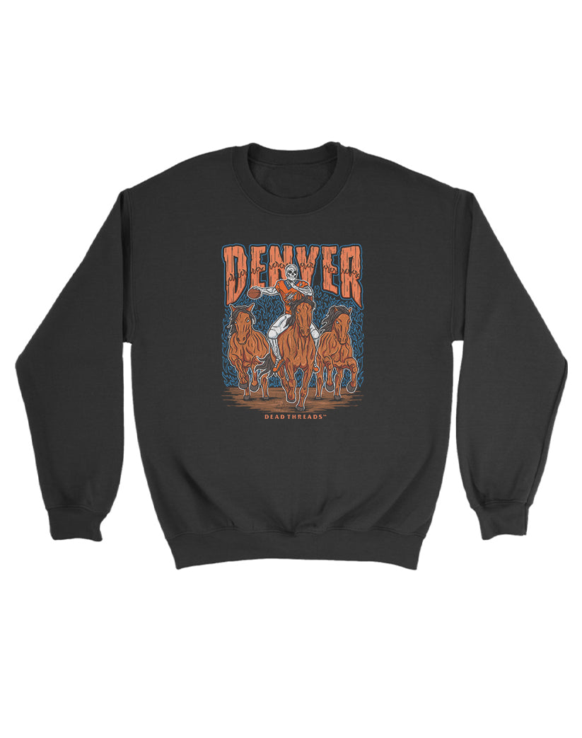DENVER FOOTBALL v1 KIDS CREWNECK SWEATSHIRT
